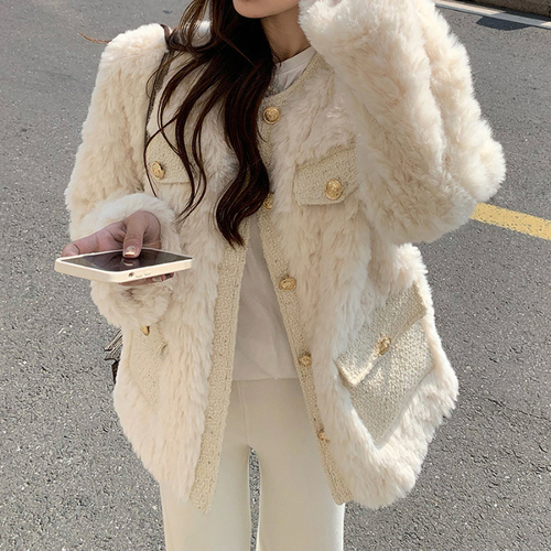 겨울 페이크 퍼 밍크 자켓 (1color)