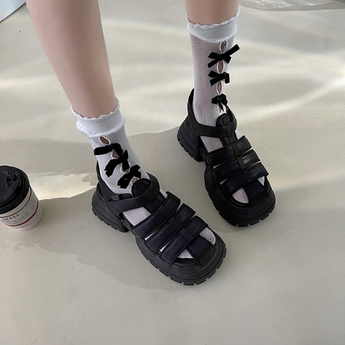 통굽 키높이 글래디 샌들 여름 신발 여성 슬리퍼 (1color)
